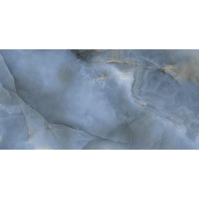 Oni Blue glans vloer- en wandtegel 60x120 cm