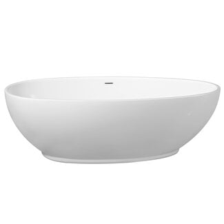 Best Design Vrijstaand bad Bomber 180 x 90 cm glans wit