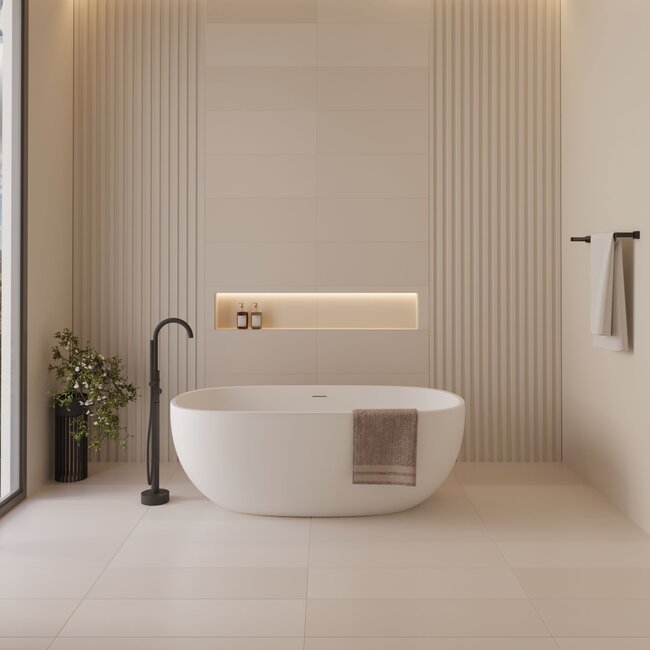 Best Design Vrijstaand bad Moderna 170 x 78 cm mat wit
