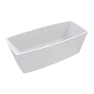 Best Design Vrijstaand bad Qura 179,5 x 80,5 cm glans wit