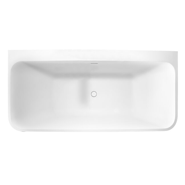 Best Design Halfvrijstaand bad Borgh 180 x 85 cm mat wit