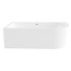 Best Design Hoekbad Munster 180 x 80 cm glans wit positie links