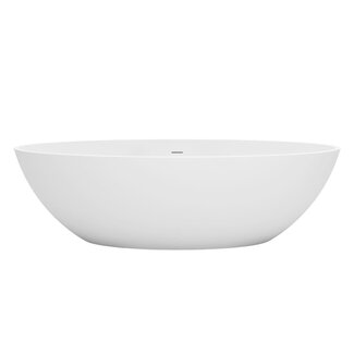 Best Design Vrijstaand bad New-Stone 180 x 85 cm mat wit
