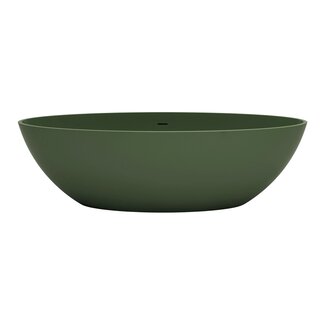 Best Design Vrijstaand bad New-Stone 180 x 85 cm army green