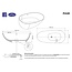 Best Design Vrijstaand bad Puur 180 x 90 cm mat wit