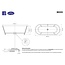 Best Design Vrijstaand bad Mooi 169 x 81 cm mat wit
