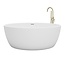 Best Design Rond vrijstaand bad Cirkel Ø 153 cm mat wit