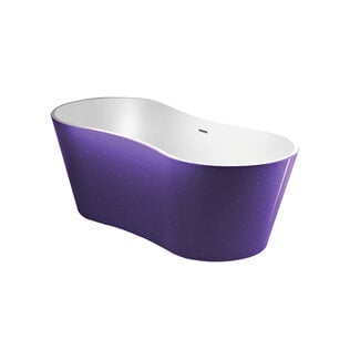 Best Design Vrijstaand bad Purplecub 174 x 77 cm paars