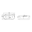 Best Design Vrijstaand bad Purplecub 174 x 77 cm paars