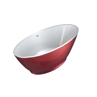 Best Design Vrijstaand bad Redpool 178 x 78 cm rood