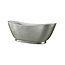 Best Design Vrijstaand bad Silvercreek 175 x 75 cm zilver