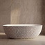 Best Design Vrijstaand bad Diamond 180 x 86 cm glans wit-zilver
