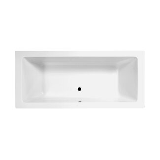 Best Design Inbouwbad Lounge 180 x 80 cm glans wit