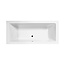 Best Design Inbouwbad Lounge 190 x 90 cm glans wit