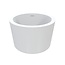 Best Design Rond vrijstaand zitbad Zen Ø 104 cm glans wit