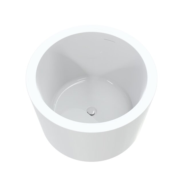 Best Design Rond vrijstaand zitbad Zen Ø 104 cm glans wit