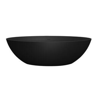 Best Design Vrijstaand bad New-Stone 180 x 85 cm zwart