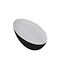 Best Design Vrijstaand bad New-Stone 180 x 85 cm zwart-wit