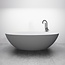 Best Design Vrijstaand bad New-Stone 180 x 85 cm lava grijs-wit