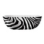 Best Design Vrijstaand bad Zebra 180 x 86 cm zwart-wit
