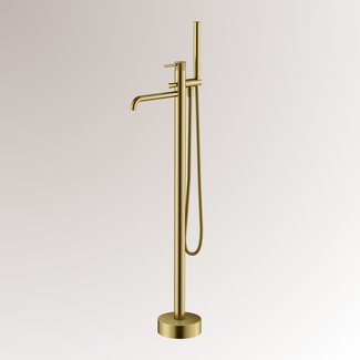 Best Design Vrijstaande badkraan High-End Nancy mat goud