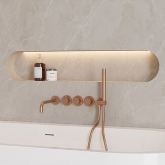 Best Design Thermostatische inbouw badkraan High-End Liora desert brown
