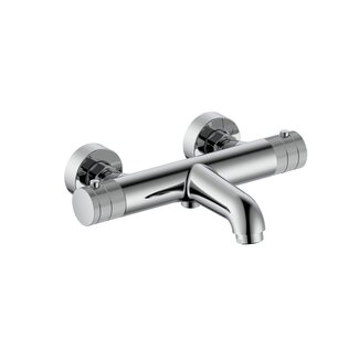 Thermostatische opbouw badkraan Stria chroom