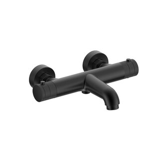 Thermostatische opbouw badkraan Stria mat zwart