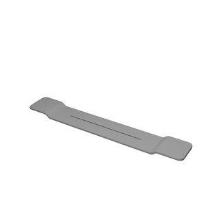 Best Design Badplank Hinza solid surface 95 cm lava grijs