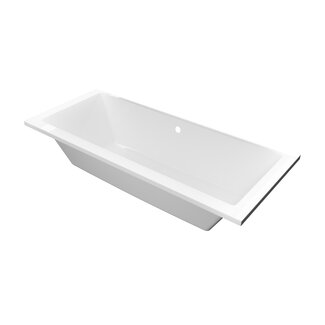 Aloni Inbouwbad Ilio Duo 180 x 80 cm glans wit
