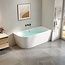 Aloni Hoekbad rechts 180 x 80 cm glans wit