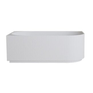 Wiesbaden Hoekbad Rivi links 170 x 80 cm glans wit