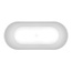 Wiesbaden Vrijstaand bad Trens 180 x 80 cm glans wit