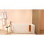 Wiesbaden Hoekbad Zenn rechts 180 x 80 cm glans wit