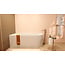 Wiesbaden Hoekbad Zenn links 170 x 75 cm glans wit