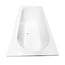 Wiesbaden Inbouwbad duo Portus 190 x 90 cm glans wit
