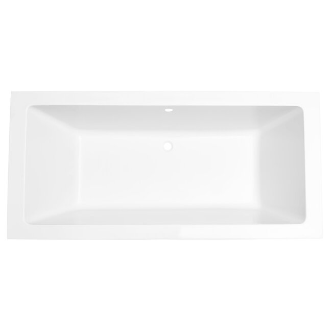 Wiesbaden Inbouwbad duo Santino 180 x 80 cm glans wit