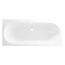 Wiesbaden Inbouwbad duo Portus 180 x 80 cm glans wit