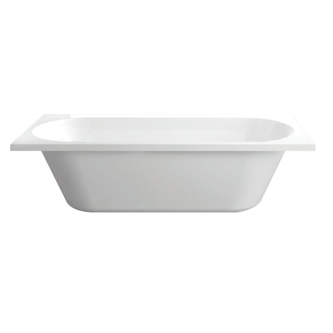 Wiesbaden Inbouwbad duo Portus 180 x 80 cm glans wit