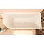 Wiesbaden Hoekbad Zenn rechts 170 x 75 cm glans wit