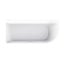 Wiesbaden Hoekbad Zenn links 180 x 80 cm mat wit
