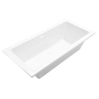 Wiesbaden Inbouwbad duo Santino 190 x 90 cm glans wit