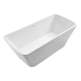Wiesbaden Vrijstaand bad Larx 170 x 78 cm glans wit