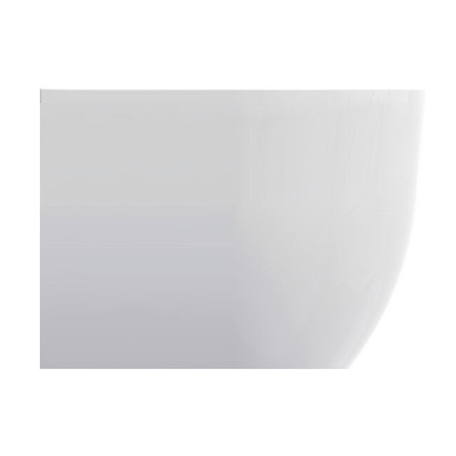 Wiesbaden Halfvrijstaand bad Liora 170 x 75 cm glans wit