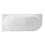 Wiesbaden Hoekbad Rivi links 180 x 80 cm glans wit