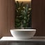 Wiesbaden Vrijstaand bad Chiek 165 x 75 cm solid surface mat wit