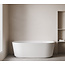 Wiesbaden Halfvrijstaand bad Rivi 170 x 80 cm glans wit