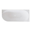 Wiesbaden Hoekbad Rivi rechts 180 x 80 cm glans wit