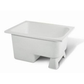Wiesbaden Zitbad Marinella 103 x 65 cm glans wit