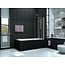 Wiesbaden Badwand Palmo draaibaar 80 x 150 cm chroom